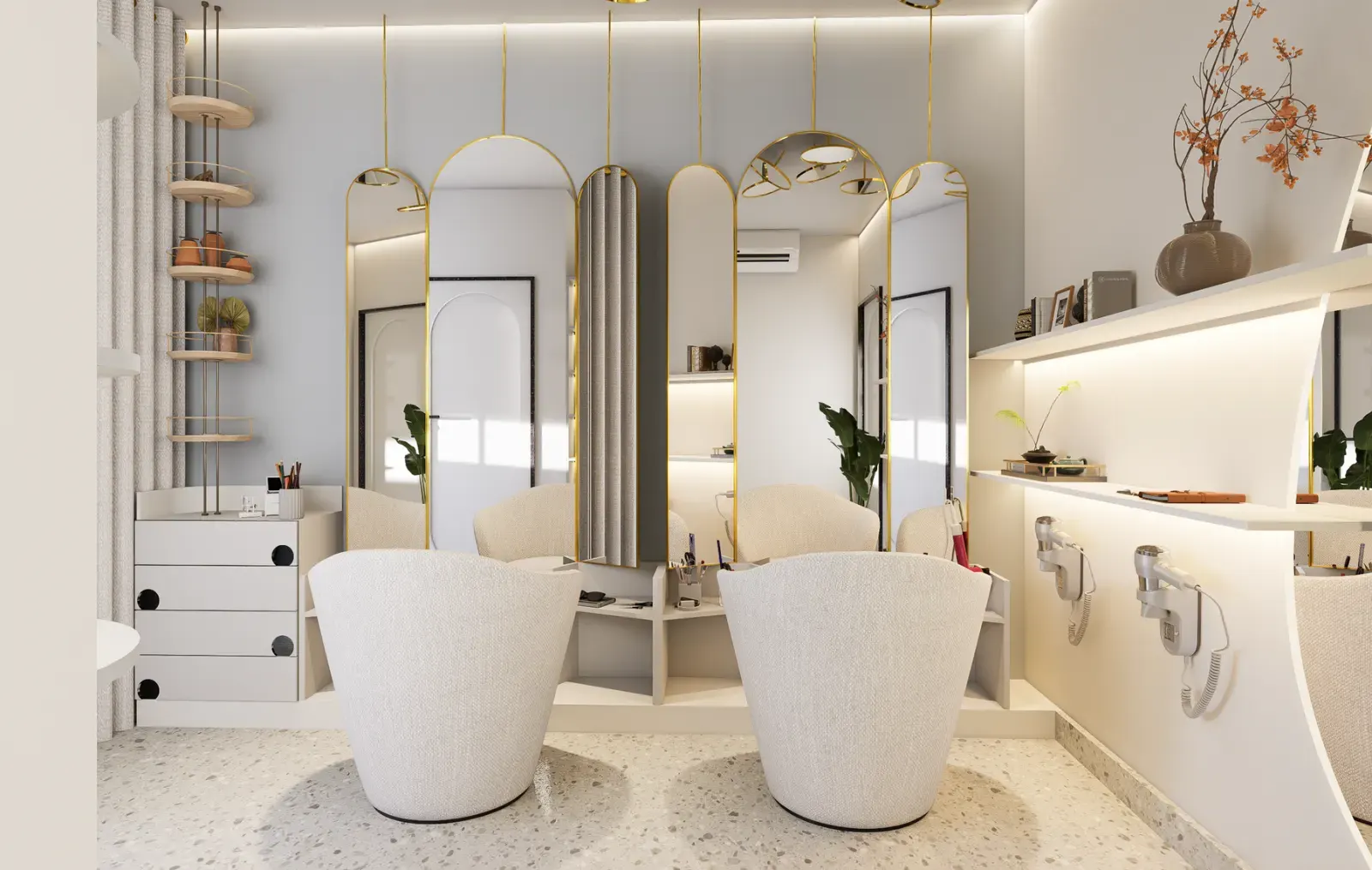 Salon bekleme alanı (temsili)
